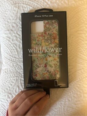Wildflowers iPhone 15 Plus Floral Pattern Case
